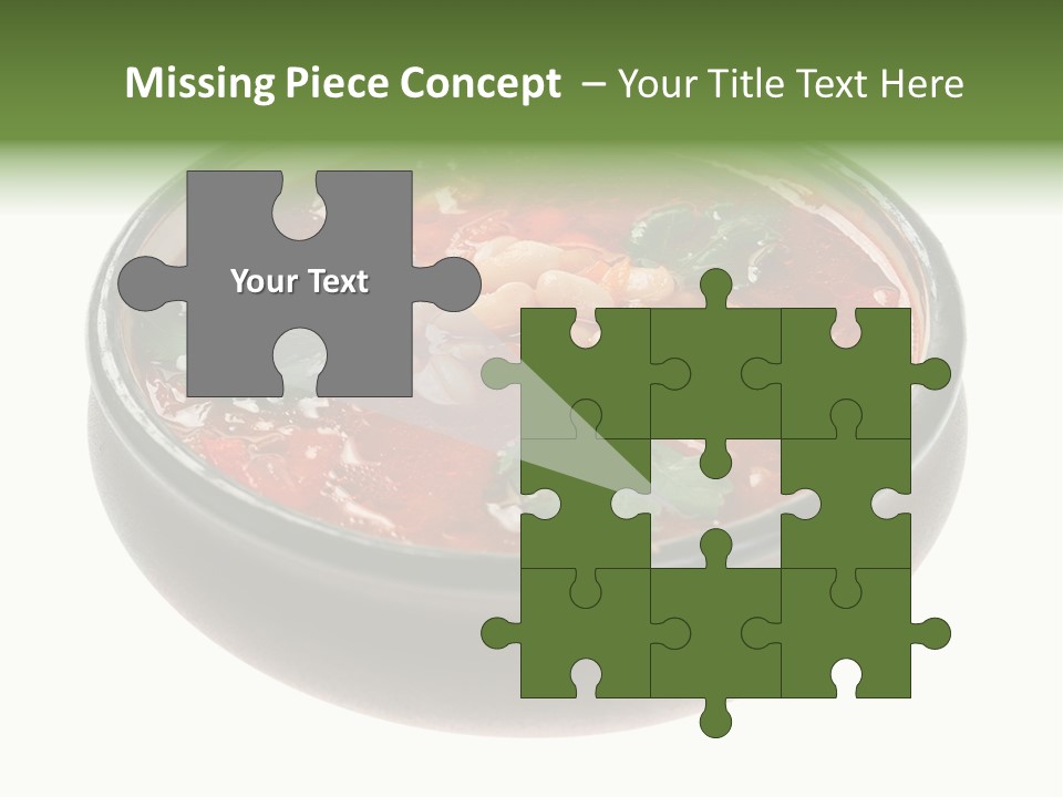 Vegetarian Tomato Parsley PowerPoint Template