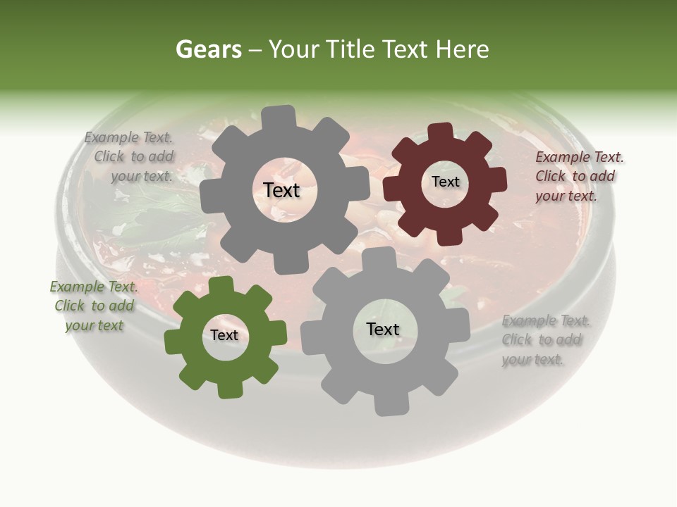 Vegetarian Tomato Parsley PowerPoint Template