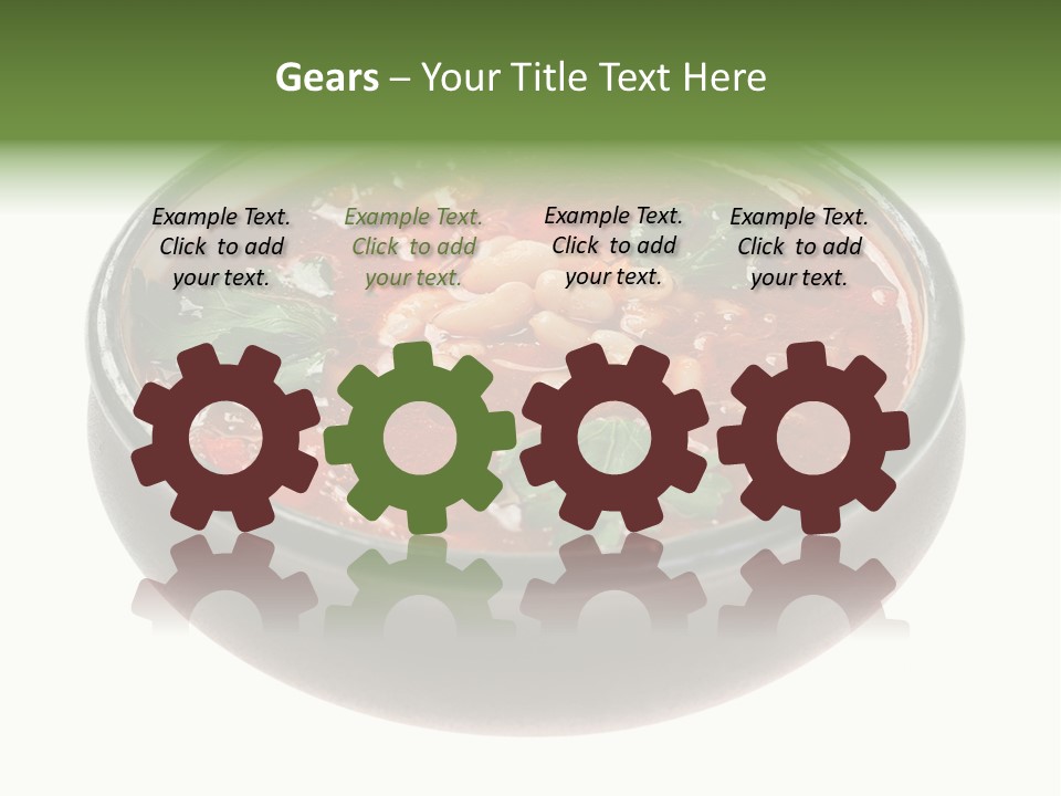 Vegetarian Tomato Parsley PowerPoint Template