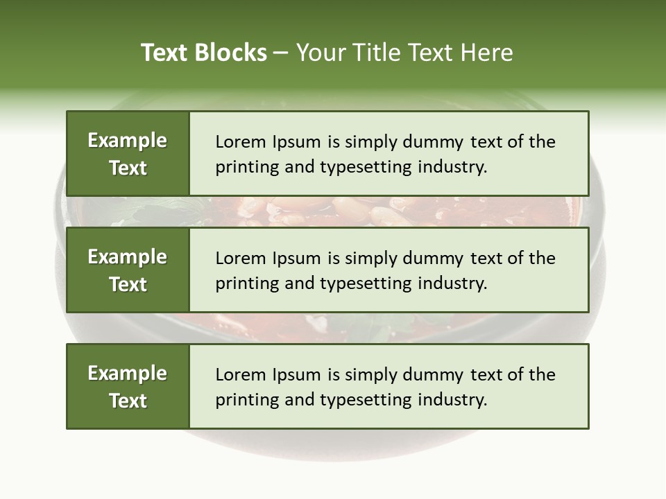 Vegetarian Tomato Parsley PowerPoint Template