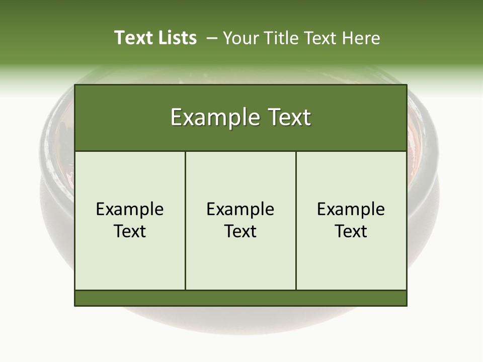 Vegetarian Tomato Parsley PowerPoint Template