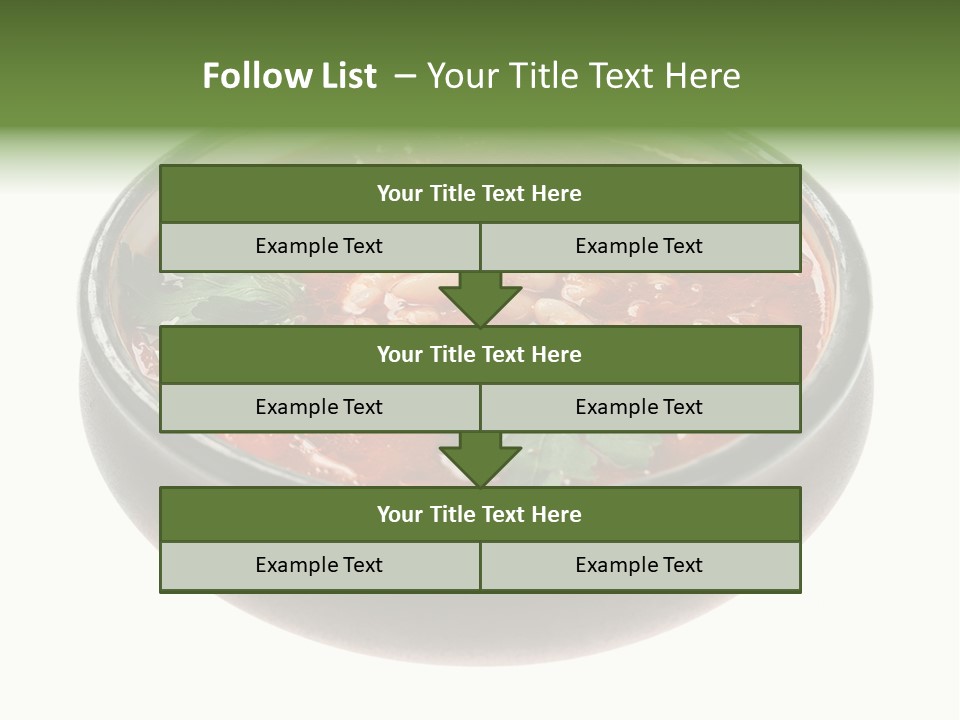 Vegetarian Tomato Parsley PowerPoint Template