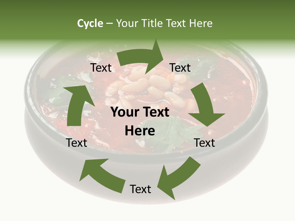 Vegetarian Tomato Parsley PowerPoint Template