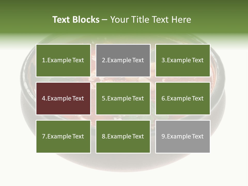 Vegetarian Tomato Parsley PowerPoint Template
