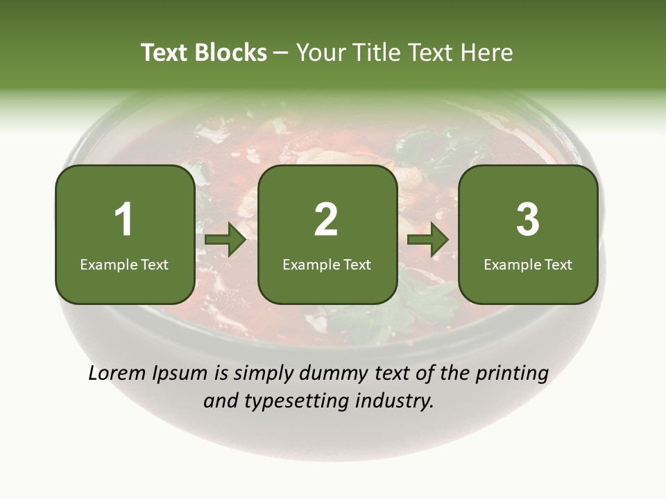 Vegetarian Tomato Parsley PowerPoint Template