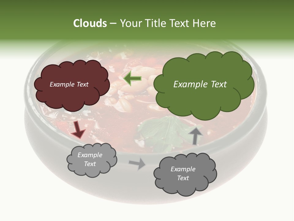 Vegetarian Tomato Parsley PowerPoint Template