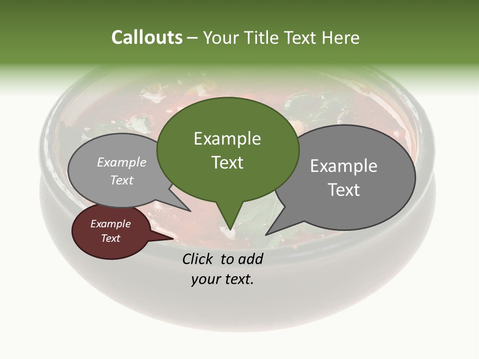 Vegetarian Tomato Parsley PowerPoint Template