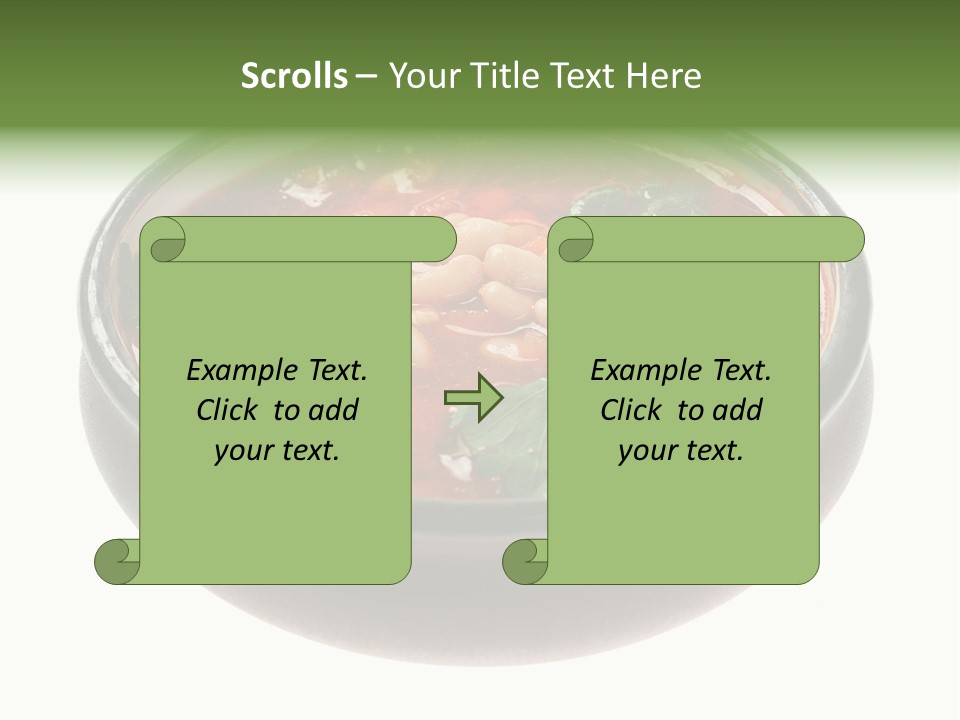 Vegetarian Tomato Parsley PowerPoint Template