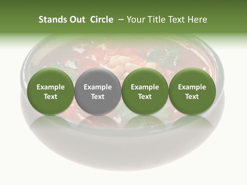 Vegetarian Tomato Parsley PowerPoint Template