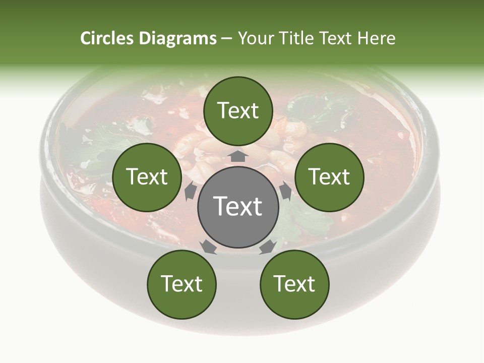 Vegetarian Tomato Parsley PowerPoint Template