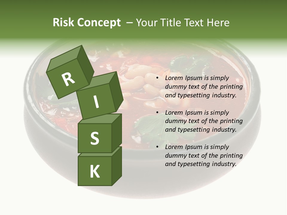 Vegetarian Tomato Parsley PowerPoint Template