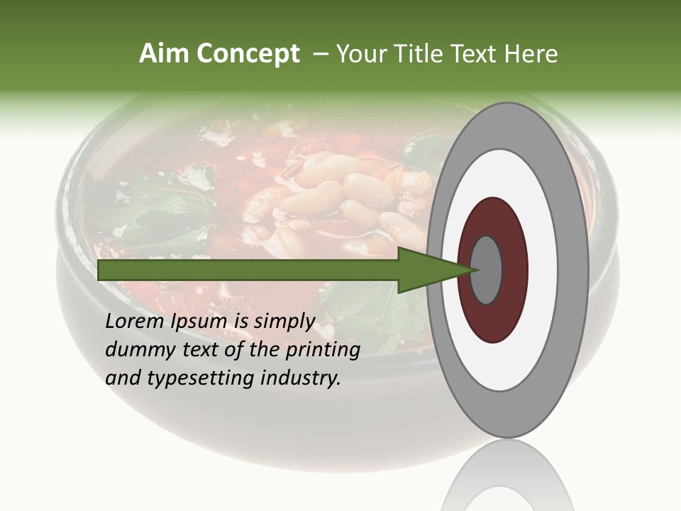 Vegetarian Tomato Parsley PowerPoint Template