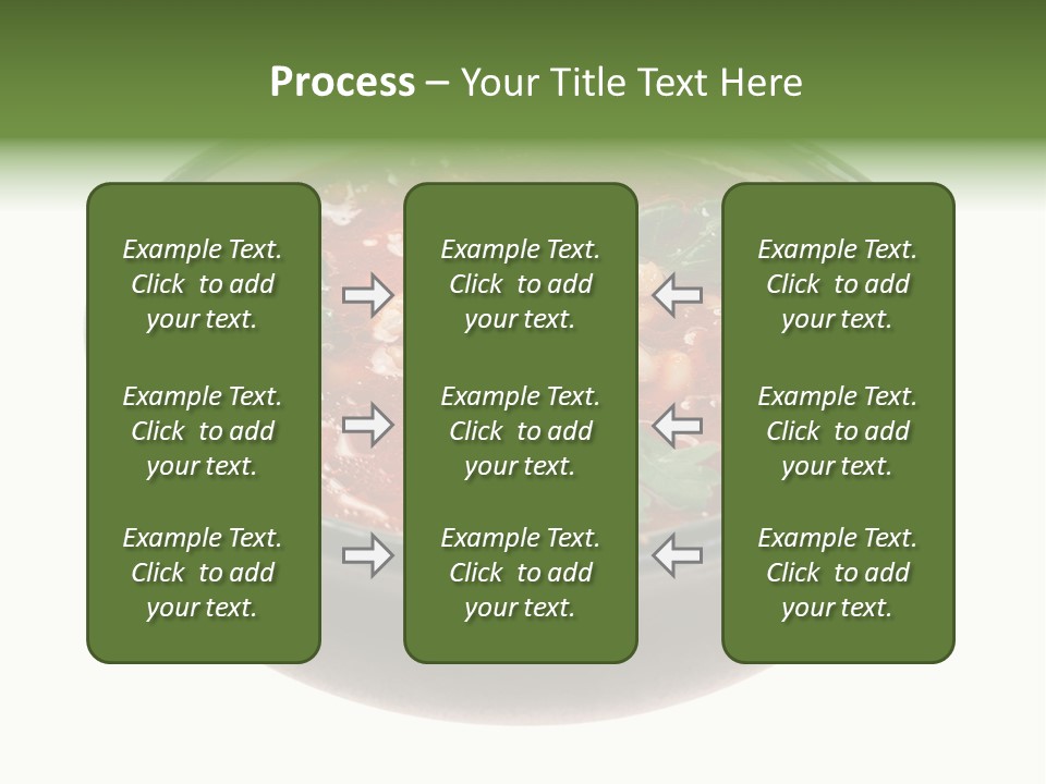 Vegetarian Tomato Parsley PowerPoint Template