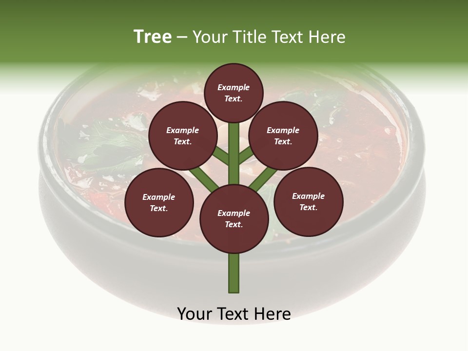 Vegetarian Tomato Parsley PowerPoint Template
