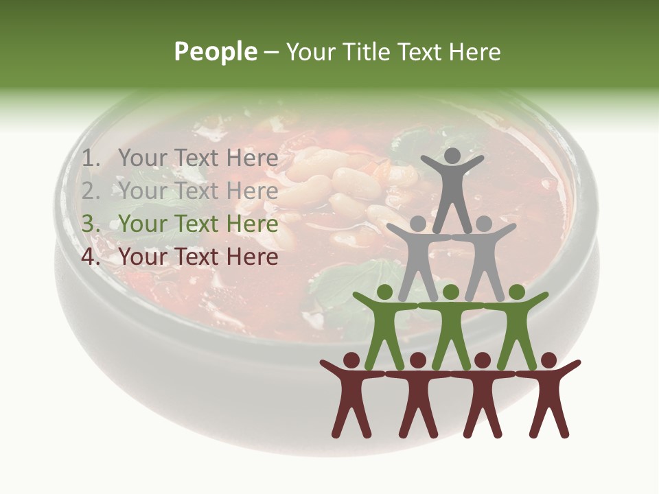 Vegetarian Tomato Parsley PowerPoint Template