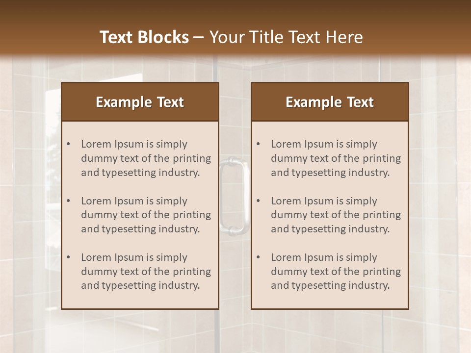 Tiles Walk In Modern PowerPoint Template