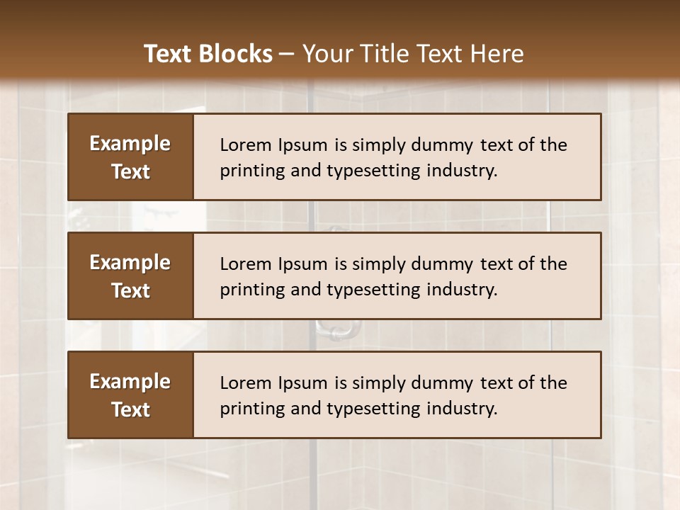 Tiles Walk In Modern PowerPoint Template