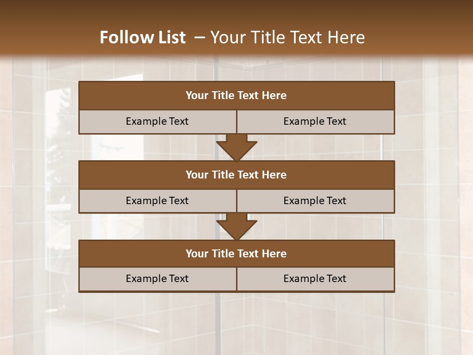 Tiles Walk In Modern PowerPoint Template