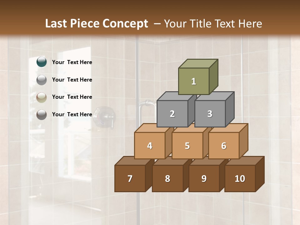 Tiles Walk In Modern PowerPoint Template