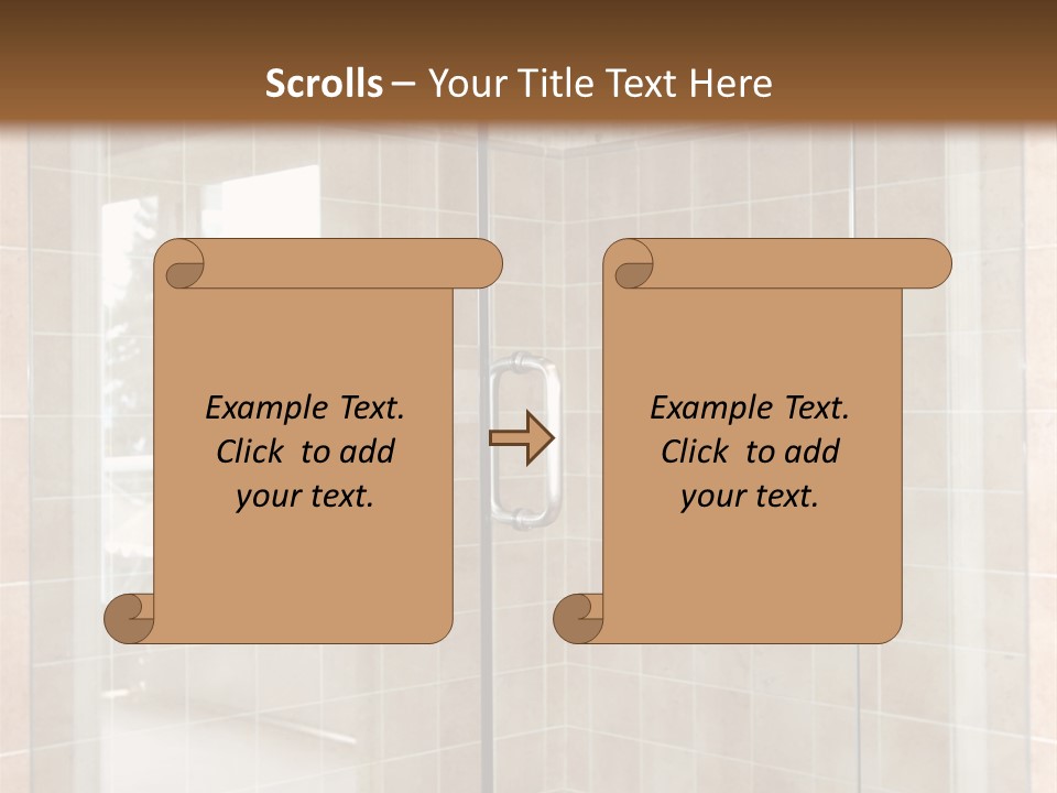 Tiles Walk In Modern PowerPoint Template