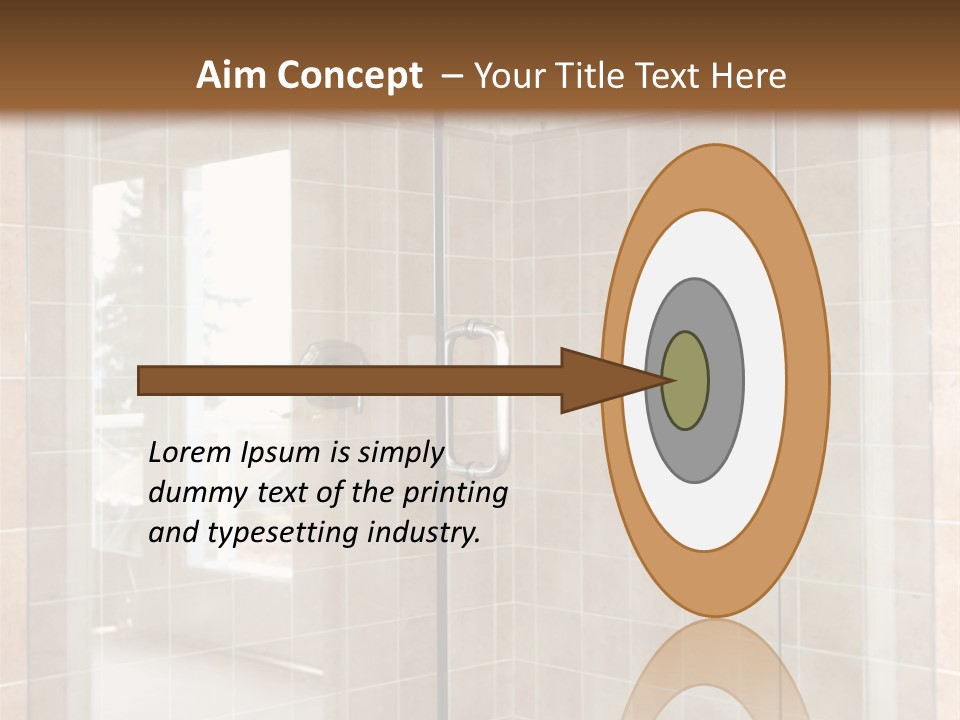 Tiles Walk In Modern PowerPoint Template