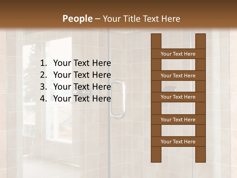 Tiles Walk In Modern PowerPoint Template