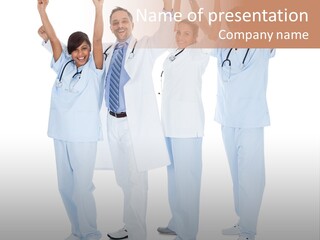 Colleague Doctor Handsome PowerPoint Template