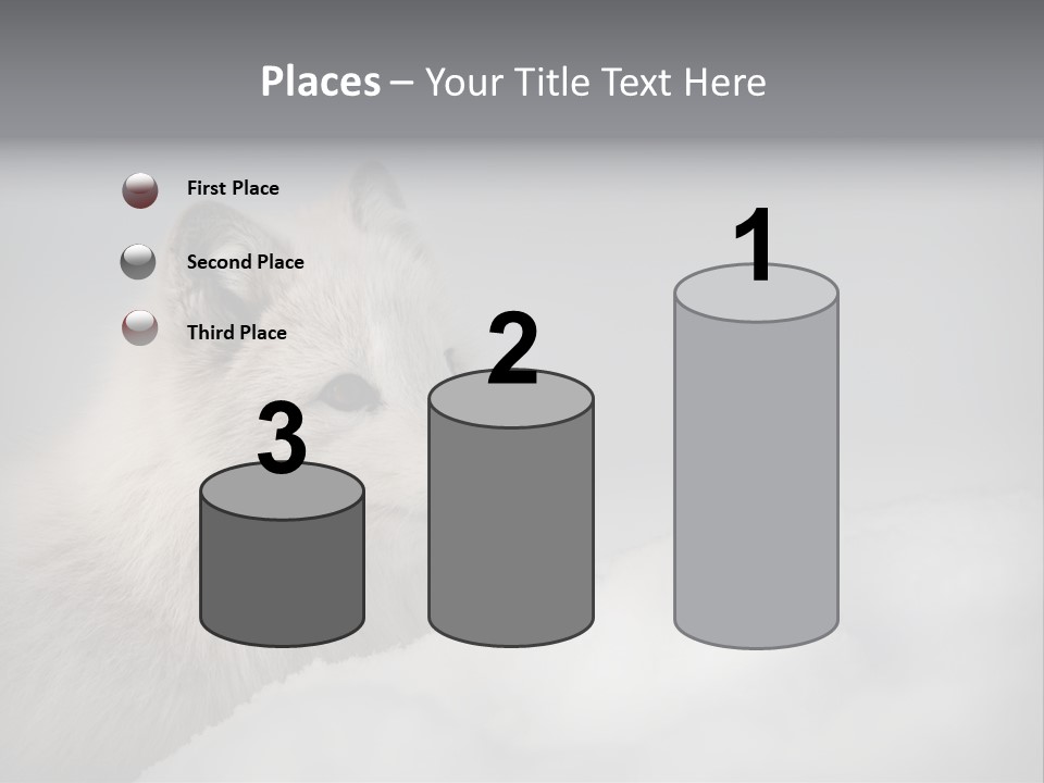 Artic Wildlife Horizontal Survival PowerPoint Template