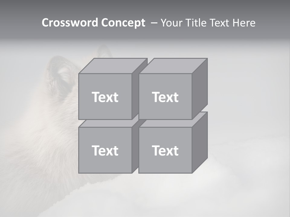 Artic Wildlife Horizontal Survival PowerPoint Template