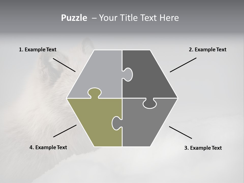 Artic Wildlife Horizontal Survival PowerPoint Template