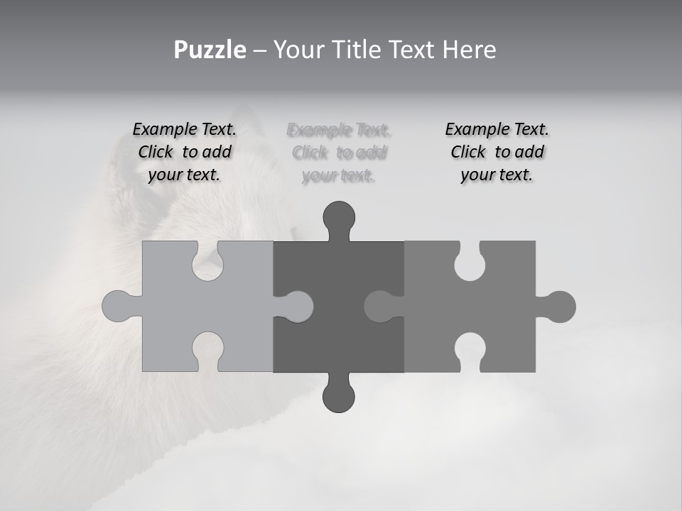 Artic Wildlife Horizontal Survival PowerPoint Template