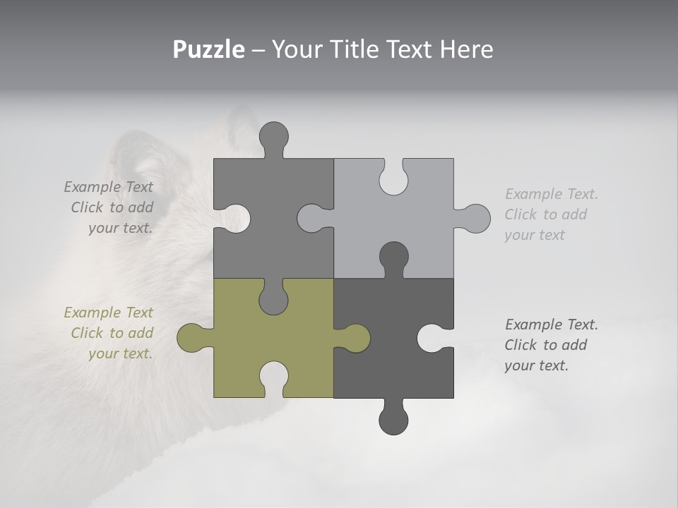 Artic Wildlife Horizontal Survival PowerPoint Template