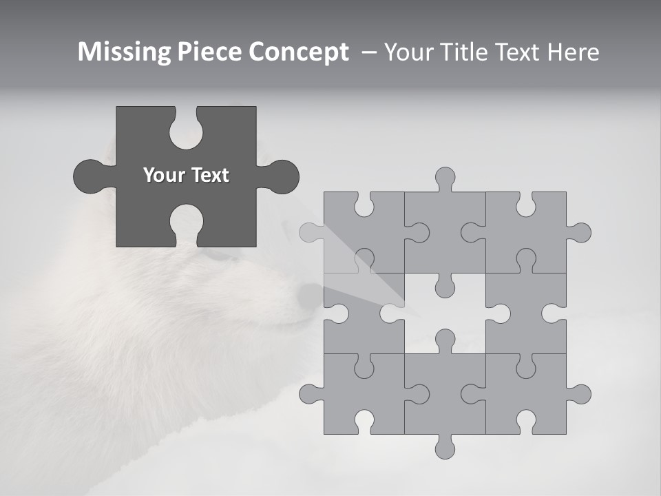 Artic Wildlife Horizontal Survival PowerPoint Template