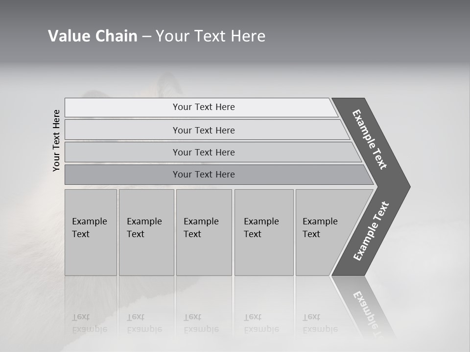 Artic Wildlife Horizontal Survival PowerPoint Template