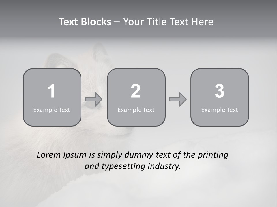Artic Wildlife Horizontal Survival PowerPoint Template