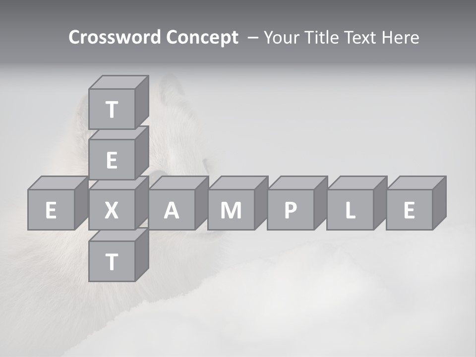 Artic Wildlife Horizontal Survival PowerPoint Template