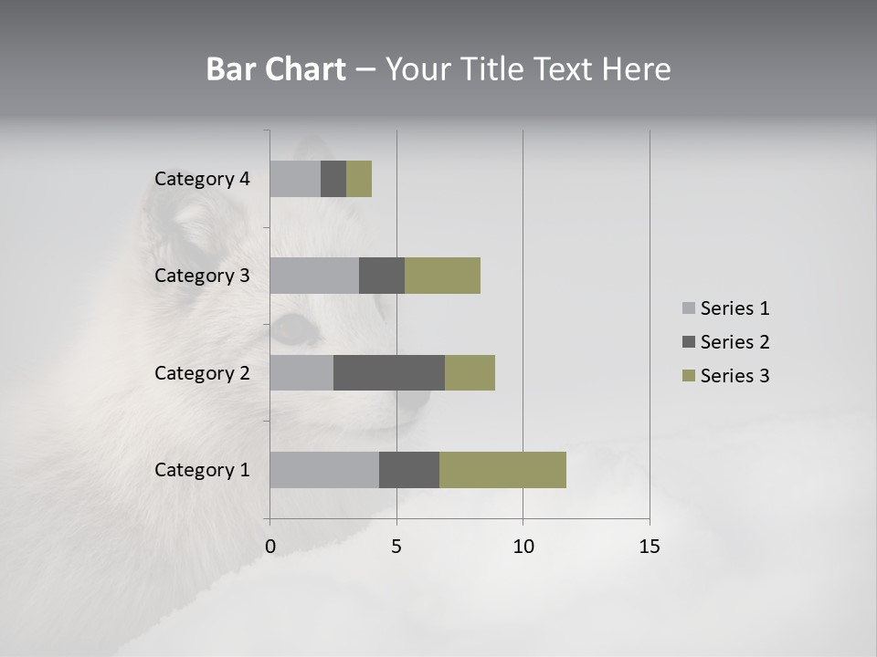 Artic Wildlife Horizontal Survival PowerPoint Template