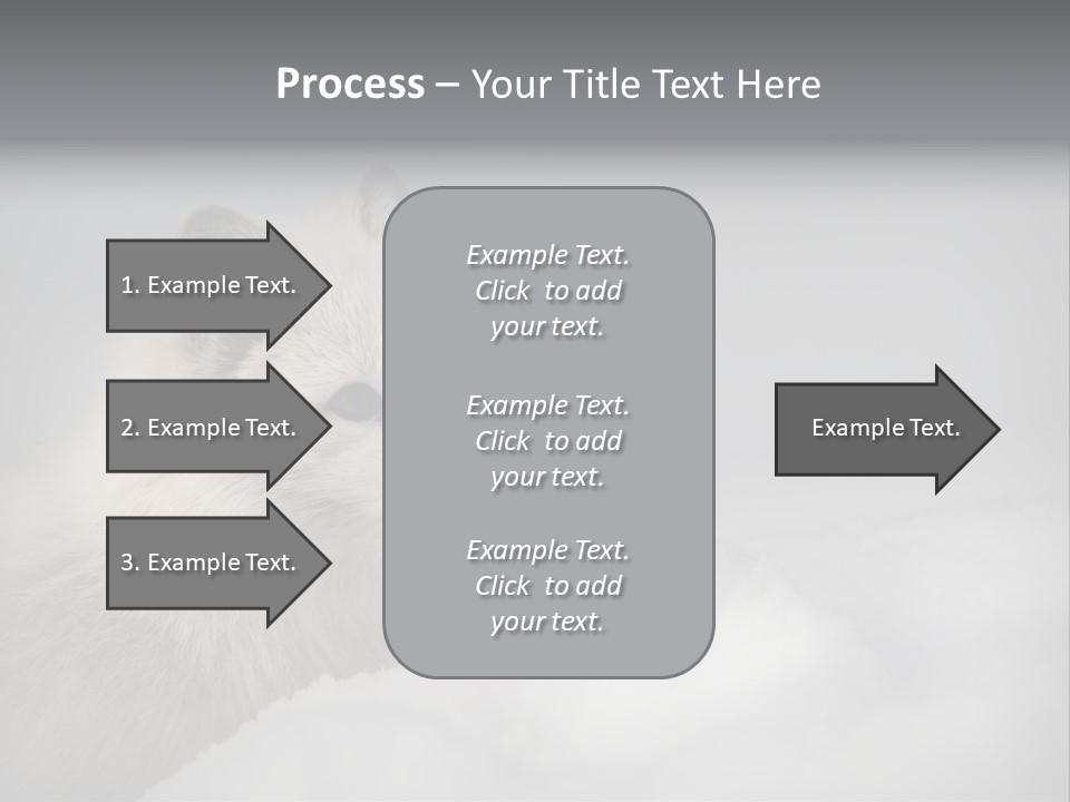 Artic Wildlife Horizontal Survival PowerPoint Template