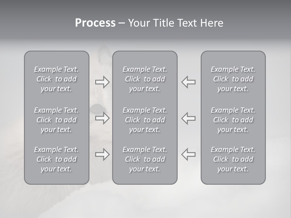 Artic Wildlife Horizontal Survival PowerPoint Template