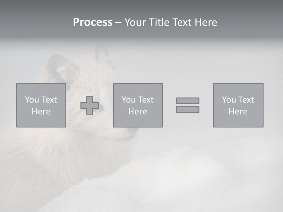 Artic Wildlife Horizontal Survival PowerPoint Template