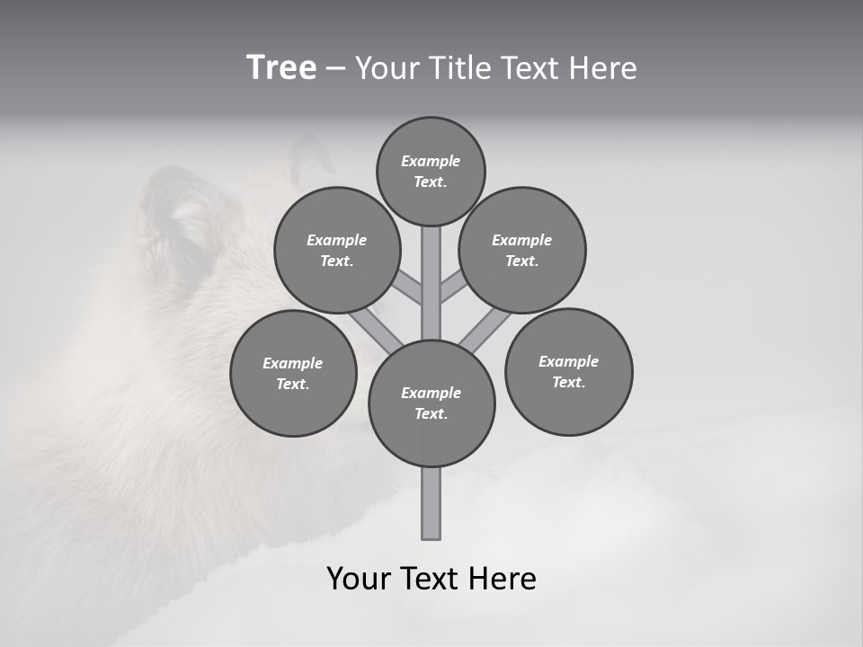 Artic Wildlife Horizontal Survival PowerPoint Template