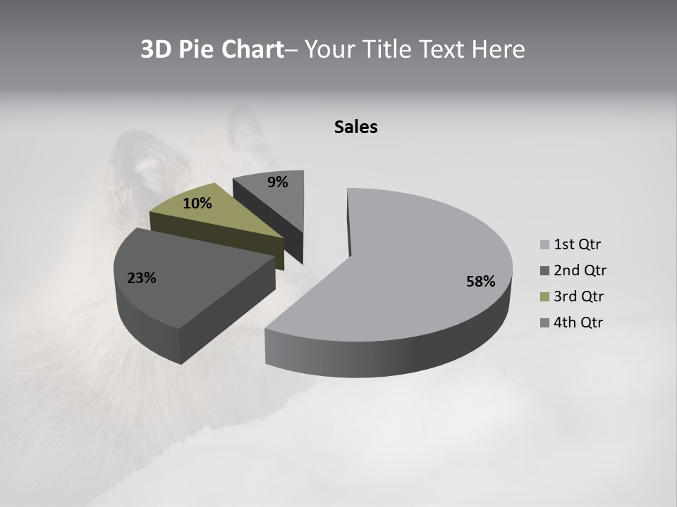 Artic Wildlife Horizontal Survival PowerPoint Template