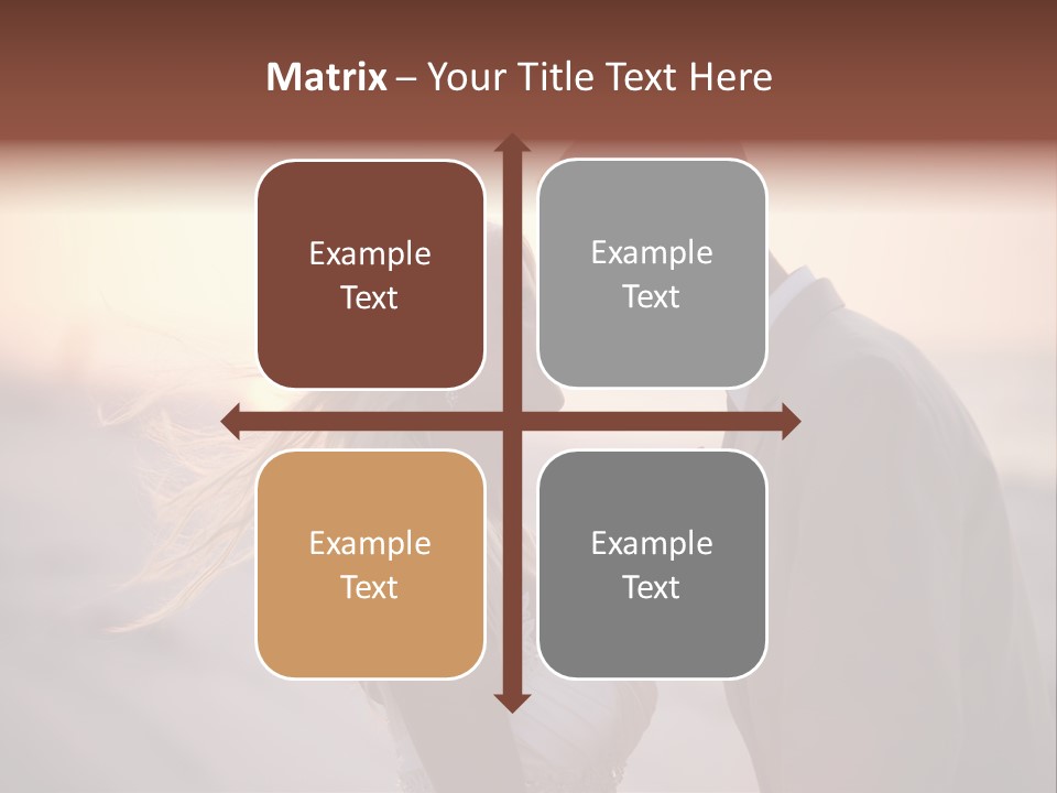 Man Attractive Female PowerPoint Template