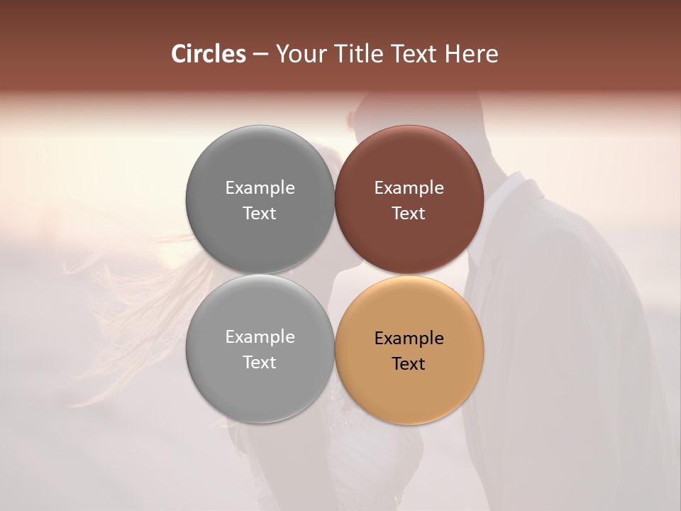 Man Attractive Female PowerPoint Template