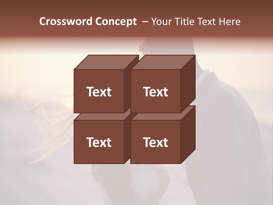 Man Attractive Female PowerPoint Template