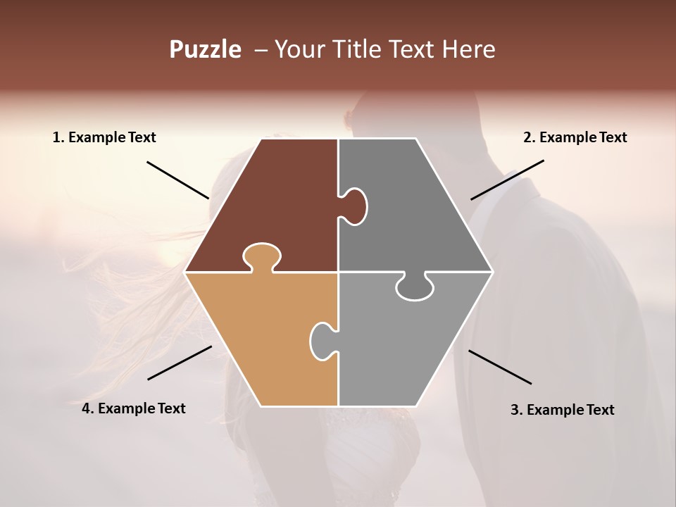 Man Attractive Female PowerPoint Template