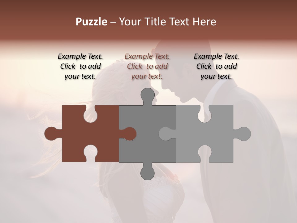 Man Attractive Female PowerPoint Template