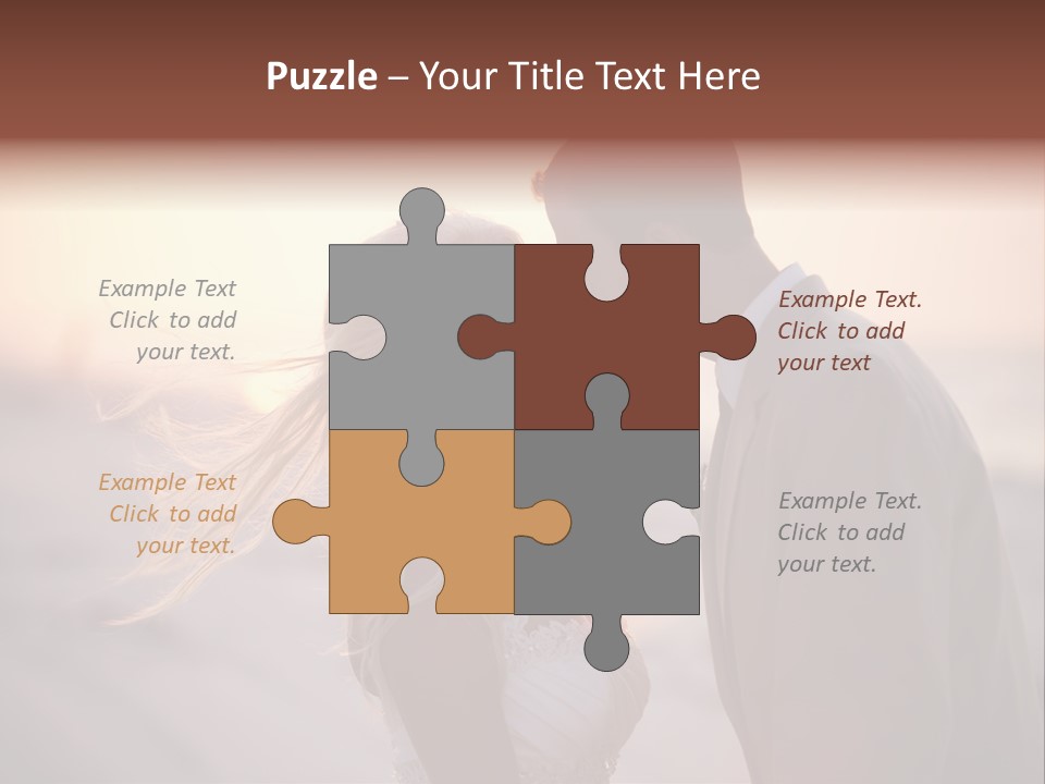 Man Attractive Female PowerPoint Template