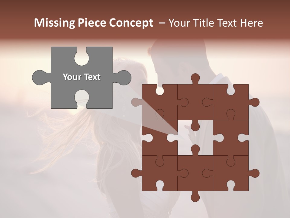 Man Attractive Female PowerPoint Template