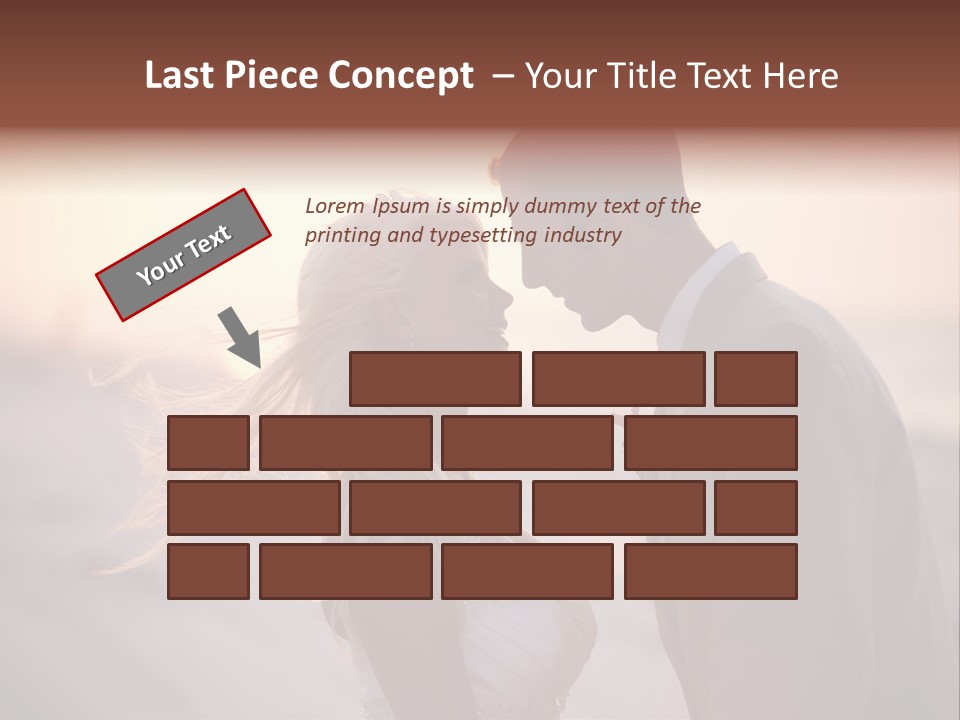 Man Attractive Female PowerPoint Template